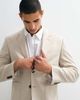 Selected Selected linen blend regular suit jacket in beige - part of a set-Neutral - 2