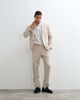 Selected Selected linen blend regular suit jacket in beige - part of a set-Neutral - 4