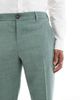 Selected Selected linen mix slim fit suit pants in green - 2