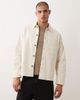 Selected Selected overshirt jacket in ecru-White - 1