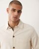 Selected Selected overshirt jacket in ecru-White - 3