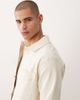 Selected Selected overshirt jacket in ecru-White - 4