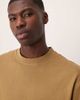 Selected Selected oversized heavy weight T-shirt in beige-Green - 3