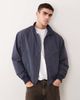 Selected Selected relaxed bomber jacket in navy - 1