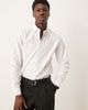 Selected Selected slim fit easy iron cotton dress shirt in white - 1