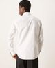 Selected Selected slim fit easy iron cotton dress shirt in white - 4