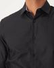 Selected Selected slim fit easy iron smart shirt in black - 3