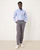 Selected Selected slim fit easy iron smart shirt in light blue - 4