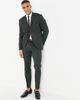 Selected Selected slim fit suit jacket in green - 4