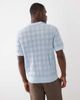 Selected Selected split neck knit polo in light blue - 4