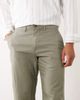 Selected Selected straight linen blend pants in khaki-Green - 4
