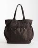 Selected Selected tote bag with laptop pocket in chocolate brown - 1