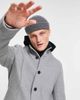 Selected Selected wool blend coat with funnel neck in gray - 4