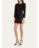 Self-Portrait Floral Lace Mini Dress - 4