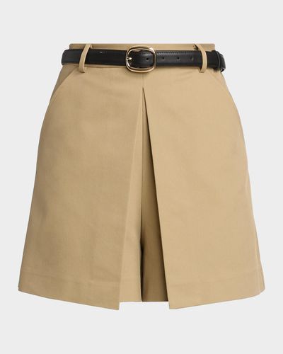 Self-Portrait Gaberdine Belted Skort
