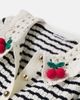 Self-Portrait Kids Self-Portrait Kids Appliqué cable-knit striped cardigan - 4