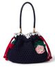 Self-Portrait Kids Self-Portrait Kids Appliqué crochet bucket bag - 1