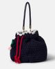 Self-Portrait Kids Self-Portrait Kids Appliqué crochet bucket bag - 4