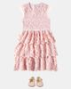 Self-Portrait Kids Self-Portrait Kids Bow-detail tiered lace dress - 2
