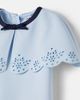 Self-Portrait Kids Self-Portrait Kids Broderie anglaise caped crêpe dress - 4