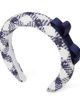 Self-Portrait Kids Self-Portrait Kids Checked bouclé headband - 1