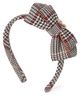 Self-Portrait Kids Self-Portrait Kids Checked bow headband - 1