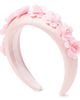 Self-Portrait Kids Self-Portrait Kids Floral-appliqué beaded satin headband - 1