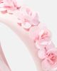 Self-Portrait Kids Self-Portrait Kids Floral-appliqué beaded satin headband - 3