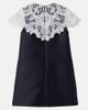 Self-Portrait Kids Self-Portrait Kids Lace-trimmed satin dress - 3