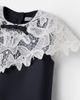 Self-Portrait Kids Self-Portrait Kids Lace-trimmed satin dress - 4