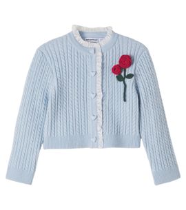 Self-Portrait Kids Self-Portrait Kids Ruffled cardigan