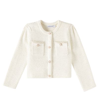 Self-Portrait Kids Self-Portrait Kids Sequined cotton-blend cardigan