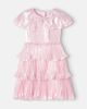 Self-Portrait Kids Self-Portrait Kids Tiered silk-blend dress - 1