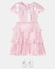 Self-Portrait Kids Self-Portrait Kids Tiered silk-blend dress - 2