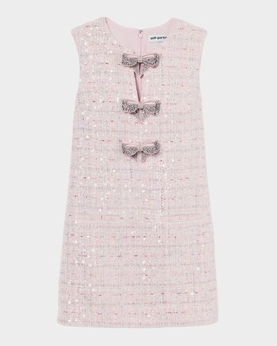 Self-Portrait Ruched Twist-Front Jersey Midi Dress