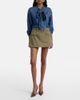 Self-Portrait Self-Portrait Belted cotton twill skort - 2