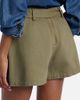 Self-Portrait Self-Portrait Belted cotton twill skort - 4