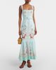 Self-Portrait Self-Portrait Belted floral linen midi dress - 2