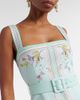 Self-Portrait Self-Portrait Belted floral linen midi dress - 4
