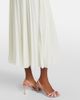 Self-Portrait Self-Portrait Belted pleated bouclÃ© and chiffon midi dress - 4