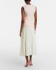 Self-Portrait Self-Portrait Belted pleated bouclÃ© and chiffon midi dress - 5