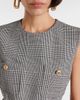 Self-Portrait Self-Portrait Belted Prince of Wales check minidress - 4