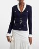 Self-Portrait Self-Portrait Belted ribbed-knit cardigan - 2