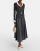 Self-Portrait Self-Portrait Belted ribbed-knit midi dress - 2
