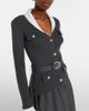 Self-Portrait Self-Portrait Belted ribbed-knit midi dress - 3