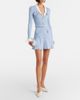 Self-Portrait Self-Portrait Belted ribbed-knit minidress - 2
