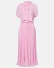 Self-Portrait Self-Portrait Belted tie-neck georgette midi dress - 1