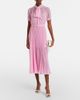 Self-Portrait Self-Portrait Belted tie-neck georgette midi dress - 2