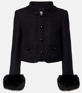 Self-Portrait Self-Portrait Boucle' jacket