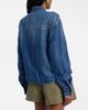 Self-Portrait Self-Portrait Bow-detail denim shirt - 5